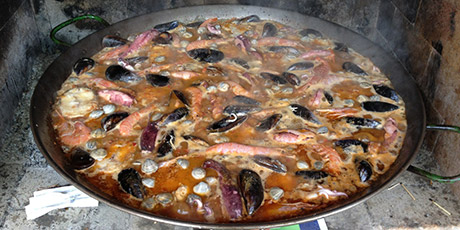 Meeresfrüchte-Paella
