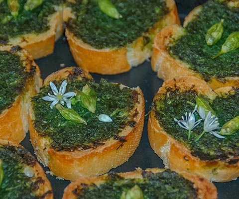 Bärlauchbrötchen