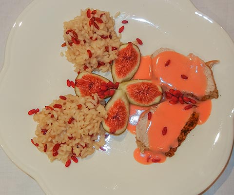 Berberitzenrisotto